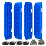 X-BULL Recovery tracks Sand tracks 2 pairs Sand / Snow / Mud 10T 4WD Gen 2.0 - blue