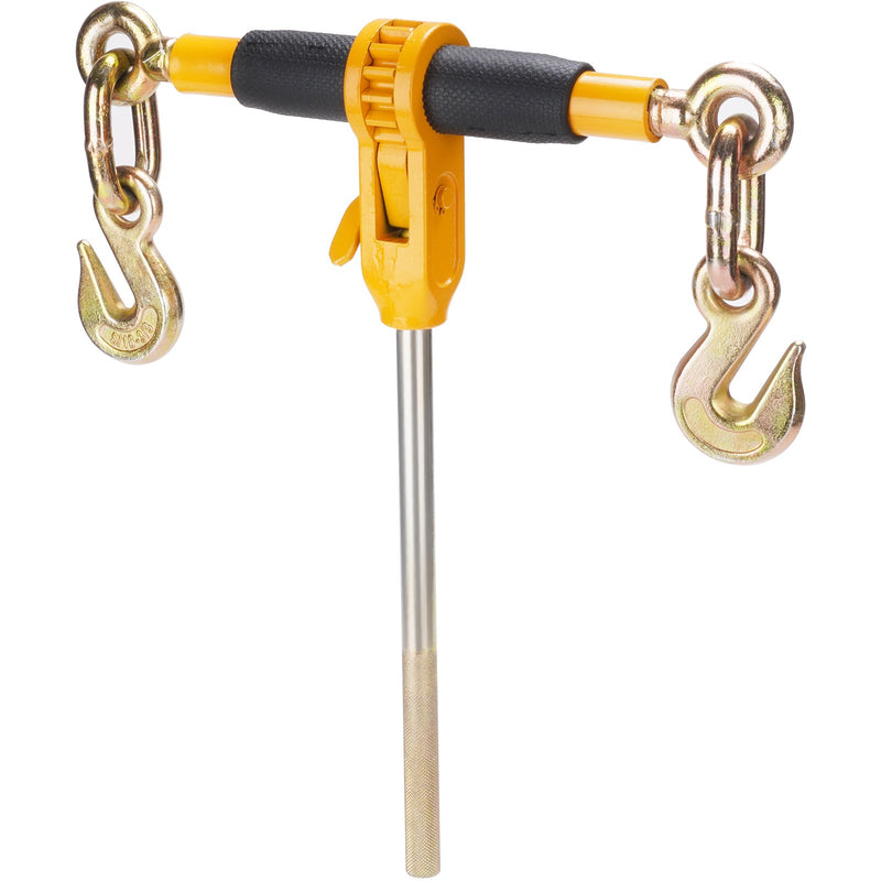 VEVOR Ratchet Chain Binder 3/8"-1/2" Load Binders 12000 lbs w/ G80 Chains 4 Pcs